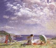 Laura Knight Wind and Sun china oil painting reproduction